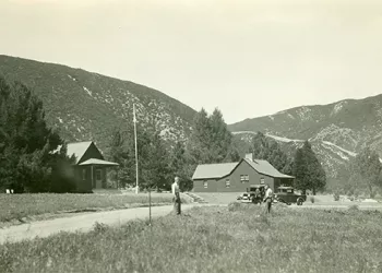 Lytle Creek Ranger Station - 1933 Card 500x350